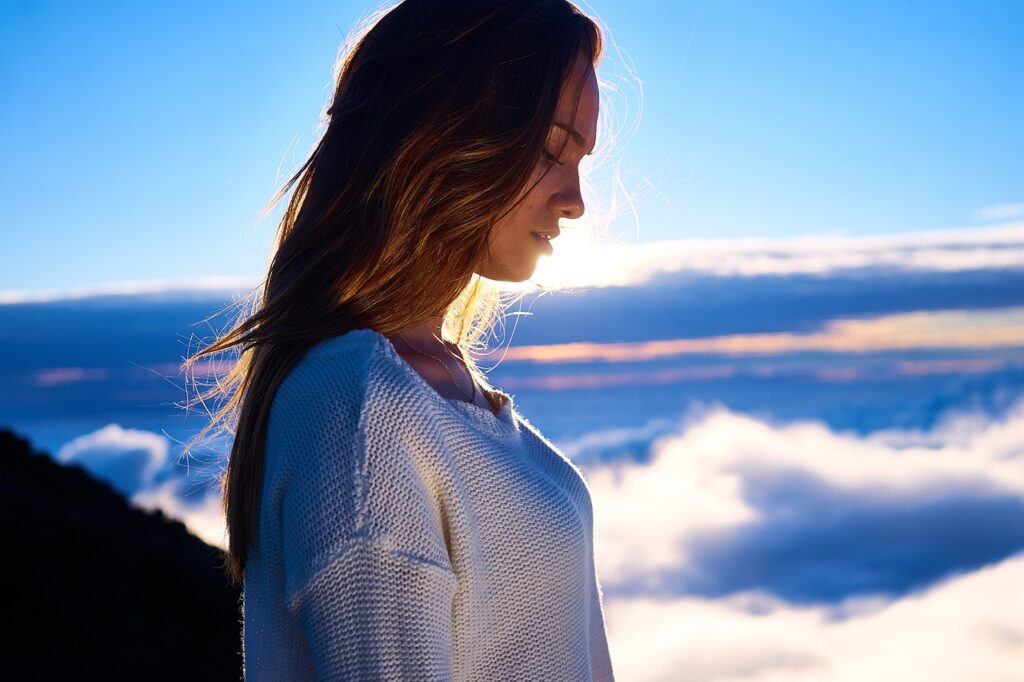 woman, beautiful, outdoors